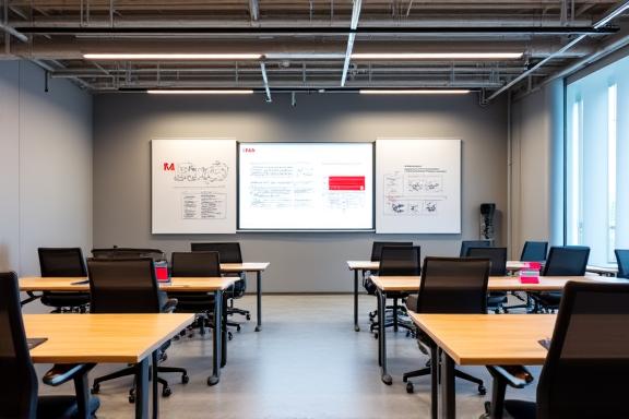 Interior of FlitternCloud's modern coaching space in Groningen