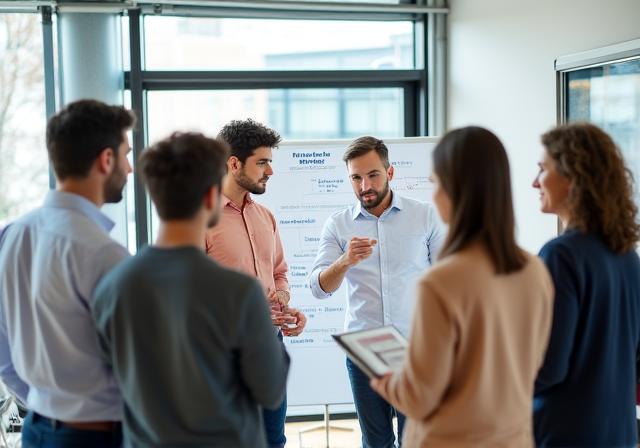 Group session on Dutch workplace culture and communication at FlitternCloud